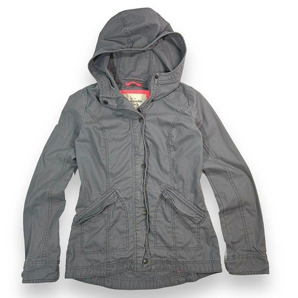 Abercrombie And Fitch Anorak Army‎ Jacket Women's XS Gray
